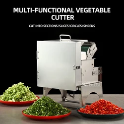 Commercial Food Chopper Green Onion Cutting Machine Pepper Slicer Kchenny Wielofunkcyjny