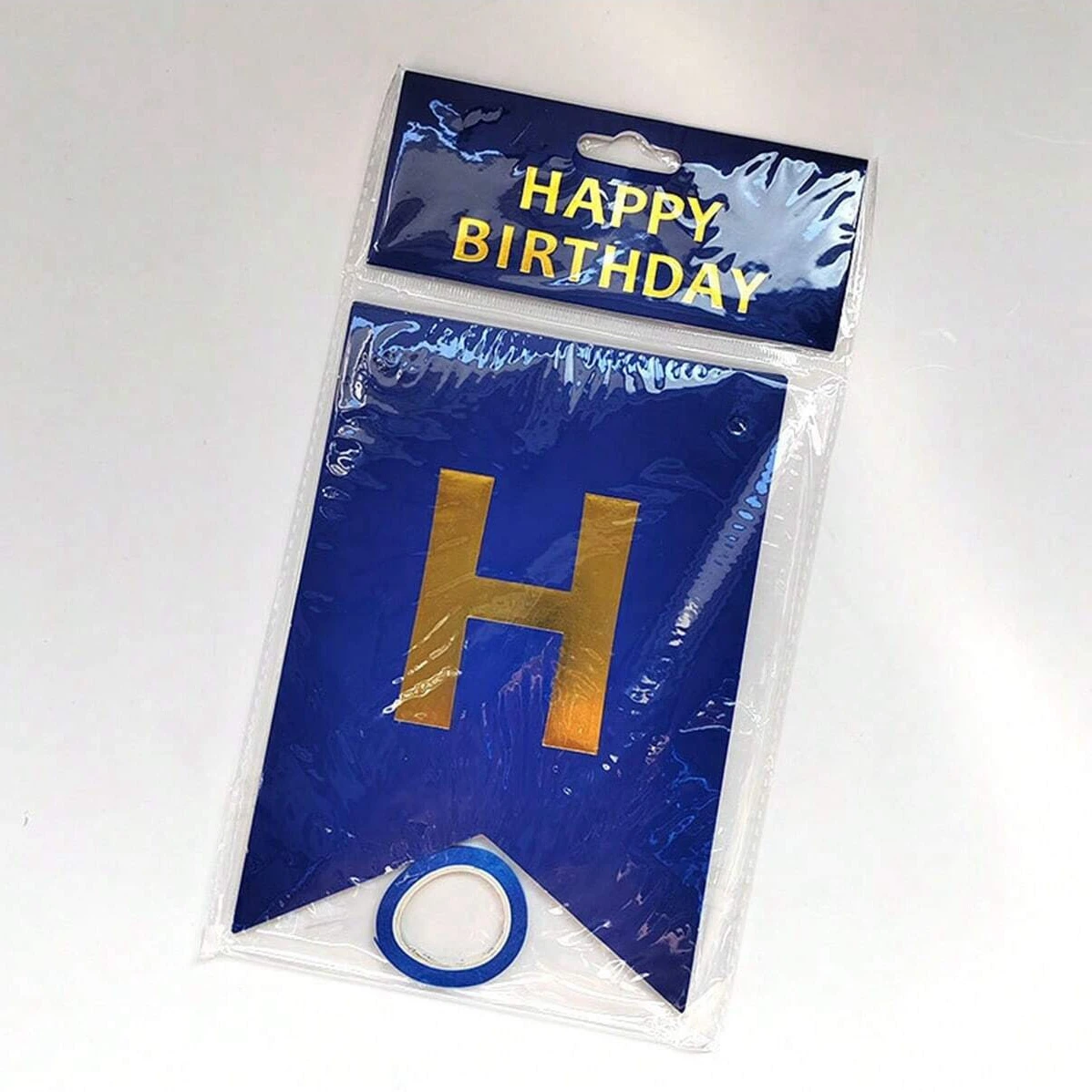 Meerjungfrauenflosse Banner Heißprägung HAPPY BIRTHDAY Papier-Wimpelkette Geburtstags-Jubiläums-Party Hintergrund Hängedekoration Girlande – Detail 17