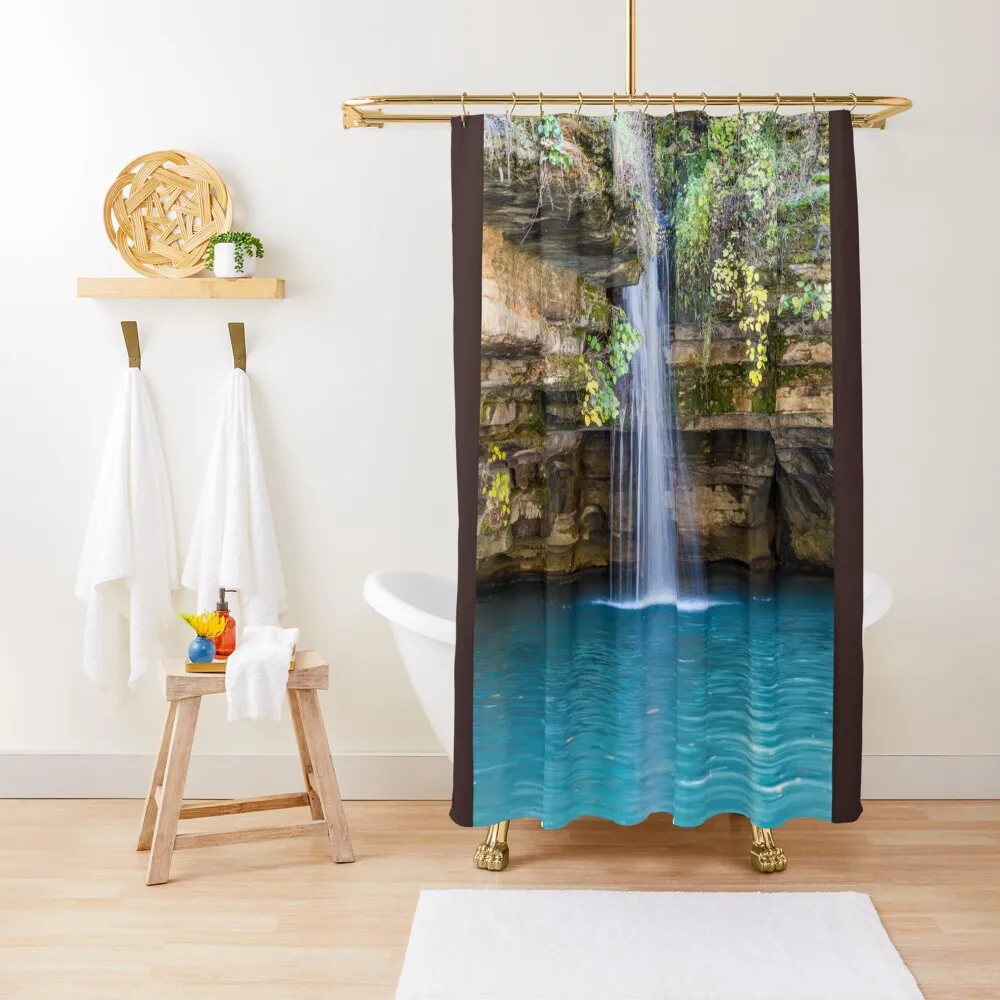 Glory Hole Waterfall Shower Curtain For The Bathroom Bathroom Accessory For Bathroom Washable Waterproof Fabric Shower Curtain