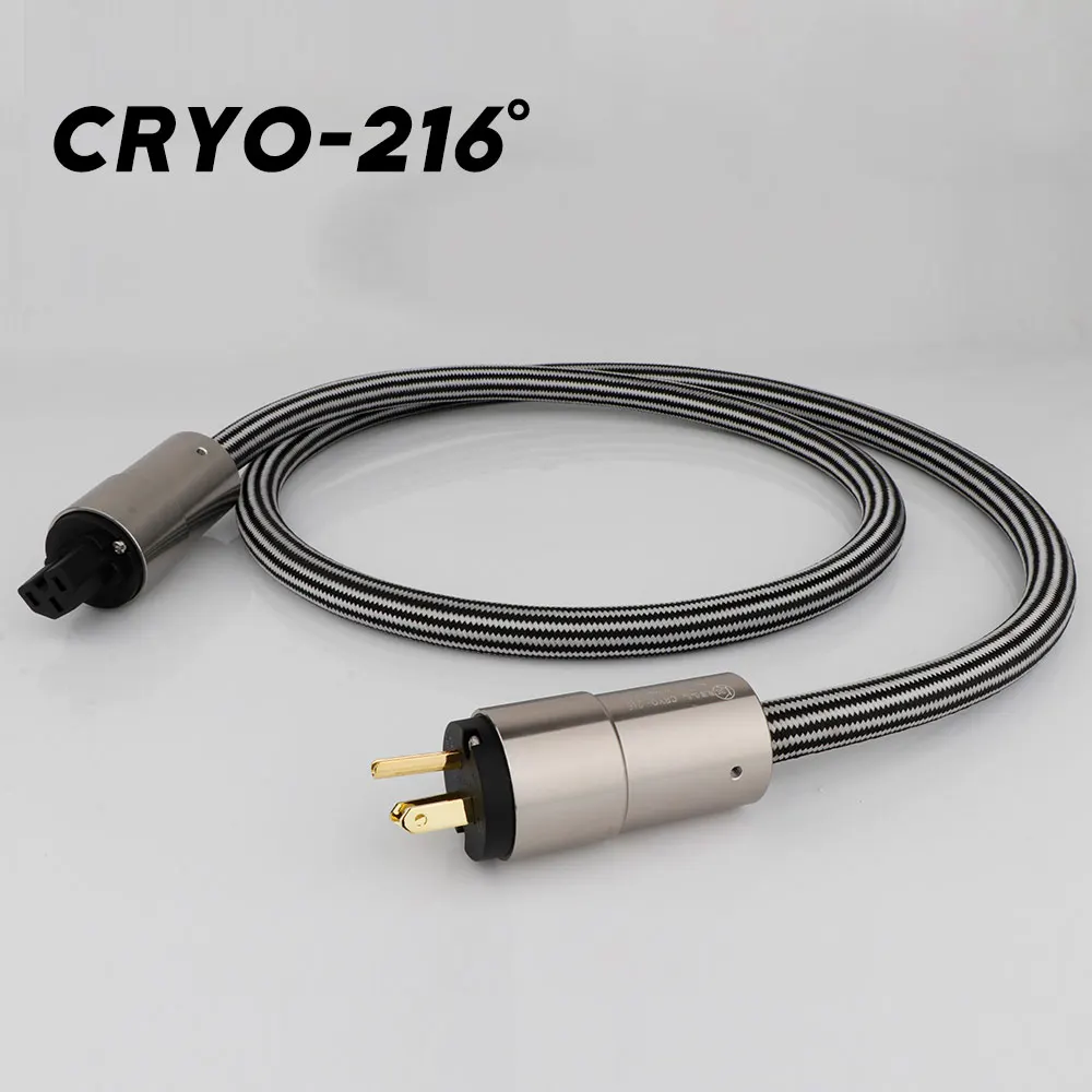 Krell CRYO-216 HIFi Power Cable US AC Power Cord 12AWG Power Cable Schuko Audio CD Amplifier AMP EU Connector