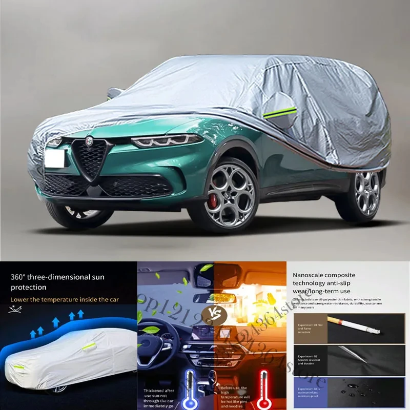 

For Alfa-romeo-tonale Auto Anti snow Anti dust Anti-uv Anti peeling paint And Anti Rainwater 210t car cover Car cover protection