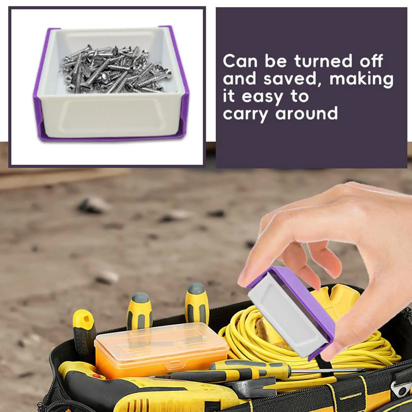 Parts Organizer Box Portable Bolts Storage Case Hardware Organization Container For Crafts Woodworking House Decorations Fishing