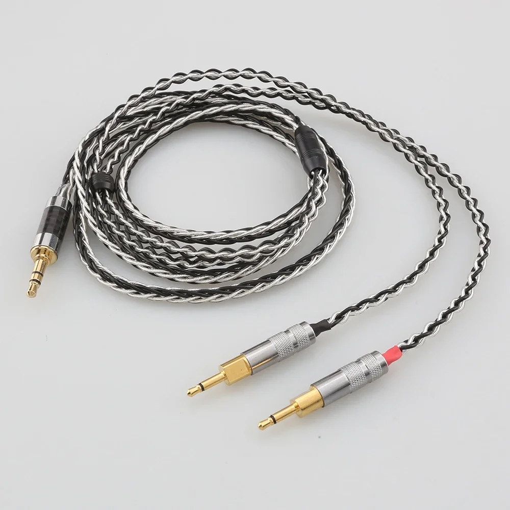 3.5 XLR 4.4 Male to Dual 2.5mm 152 Cores Headphone Earphone Cable Hifi Cable For hd700 Sennheiser hd700 nw zx300a