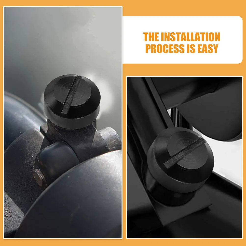 4Pcs Rearview Mirror Screws Motorcycle Mirror Hole Plugs Metal Decorative Caps Replacement Accessories for Motorcycle
