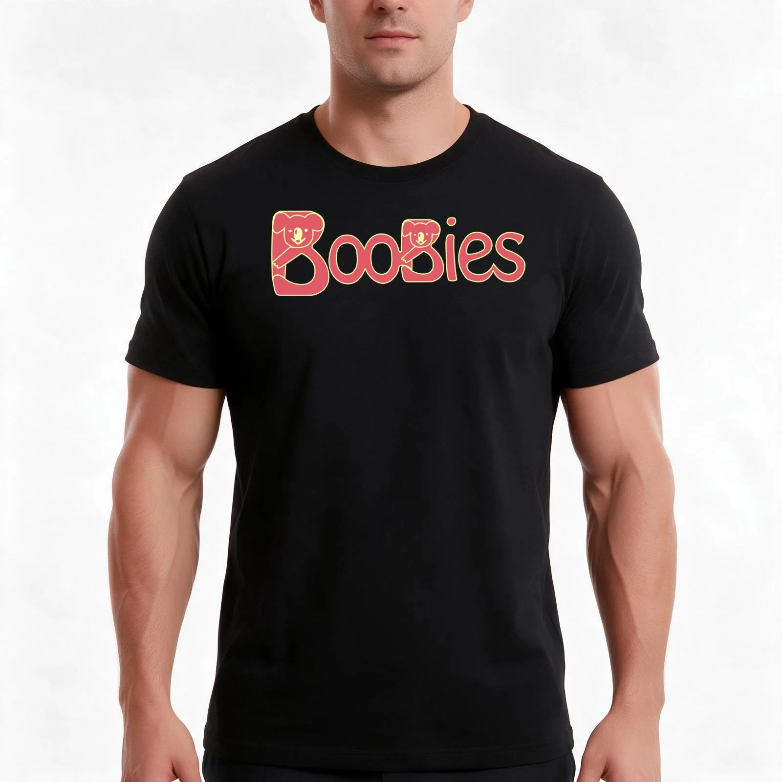 Space Dandy - BooBies Breastaurant T-Shirt, Summer Casual Cotton Tee, Oversized Streetwear Tops, Vintage Graphic Print
