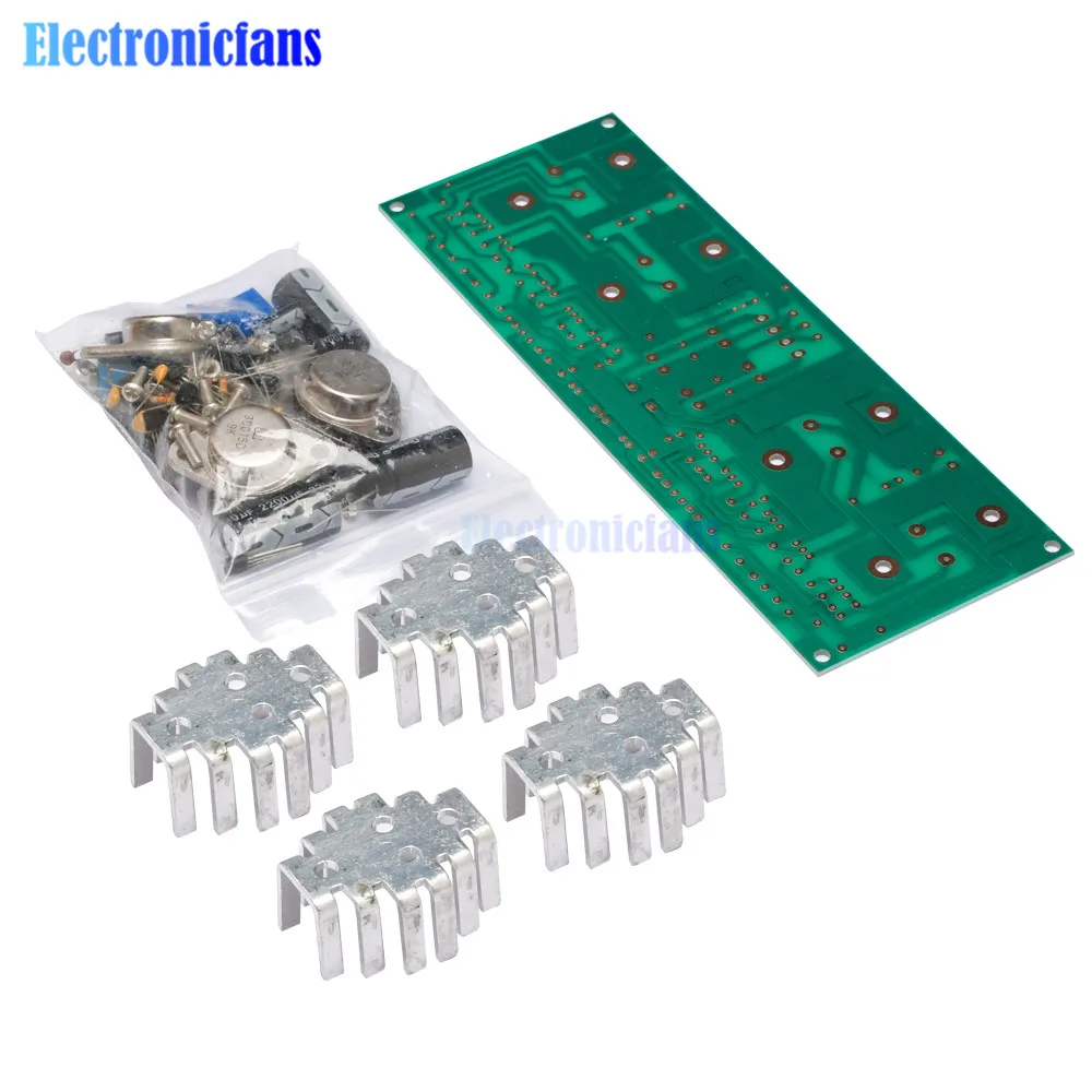 2 Channel OCL High Power Power Amplifier Board Module DIY Kits Volume Potentiometer Transformer Electronic Kits Components