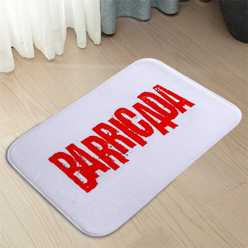 Barricada Band Rock Floor Mats kitchen Linving Room Long Corridor Carpet Door Mats Decor Carpet Anti-Slip Floor Mats SJ-892