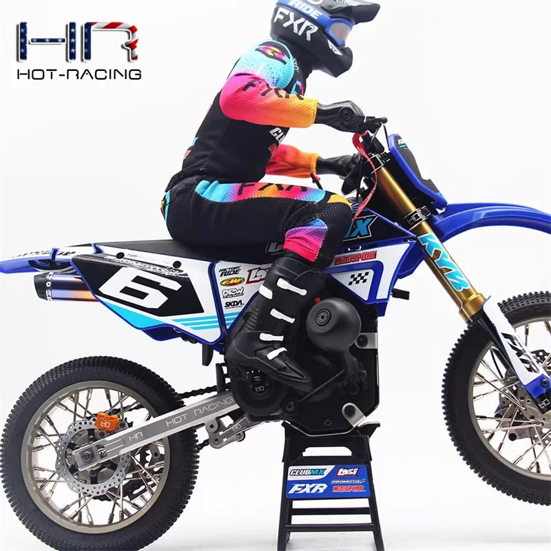 HR Losi 1:4 Promoto-MX Motorcycle Aluminum Alloy Simulated Exhaust Pipe Upgrade