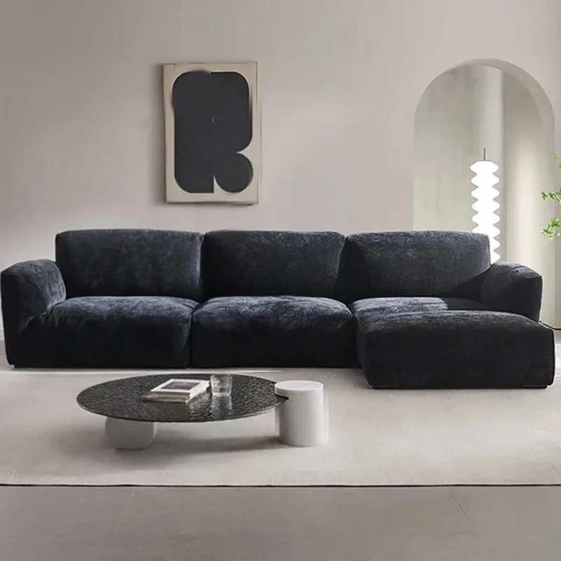 

Europe L Shape Living Room Sofas Modern Minimalista Textic Corner Aestetic Sofa Elegante Lounge Woonkamer Banken Home Furniture