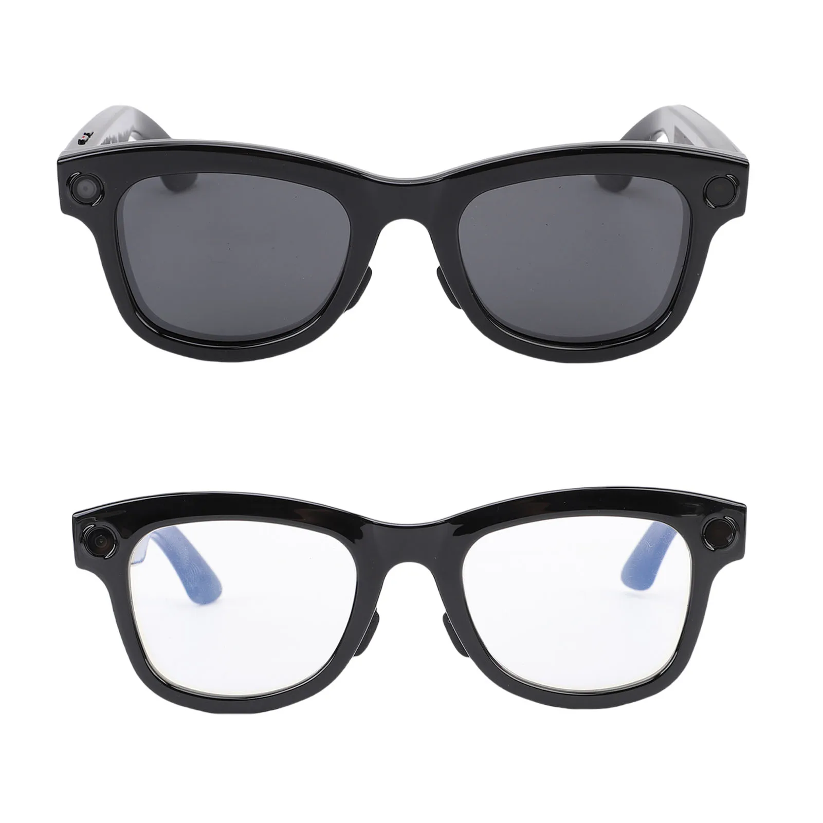 نظارات الكاميرا الذكية المحمولة 5MP 1080P HD نظارات الكاميرا 26 لغة ترجمة تشغيل الموسيقى المكالمات الهاتفية AI النظارات الذكية