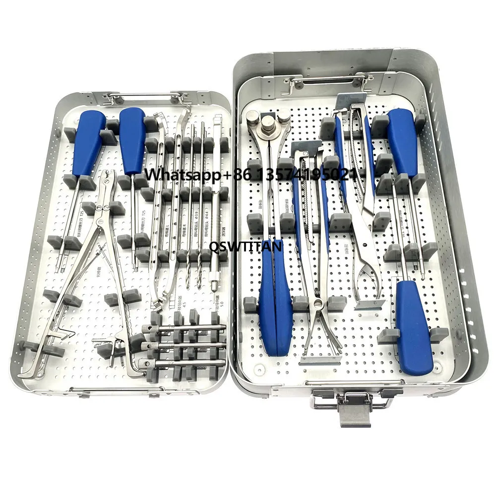 

Spinal Lower Instrument Set Plate Instrument Kit Surgical Instrument Kit Set