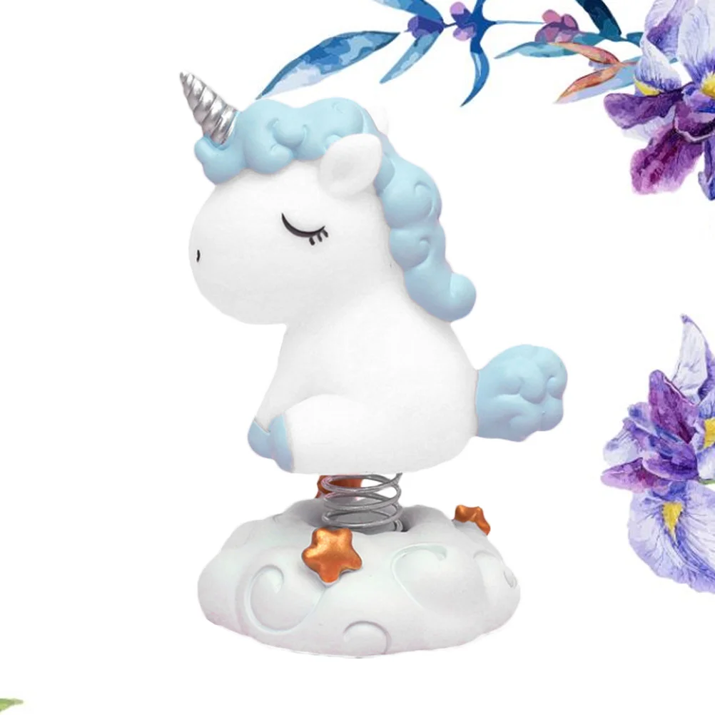 

Lovely Cartoon Unicorn Ornaments for Car Home Desk Decoration Advanced Eco Friendly Resin Cute Design Best Gift Choice
