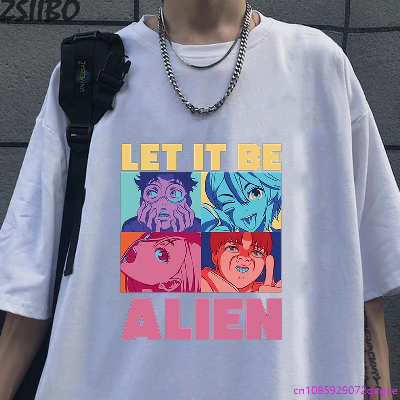 جديد أنيمي DAN DA DAN تي شيرت مطبوع لكل من الرجال والنساء عادية مريحة مستديرة الرقبة قصيرة الأكمام قميص فضفاض قمم تي شيرت #2