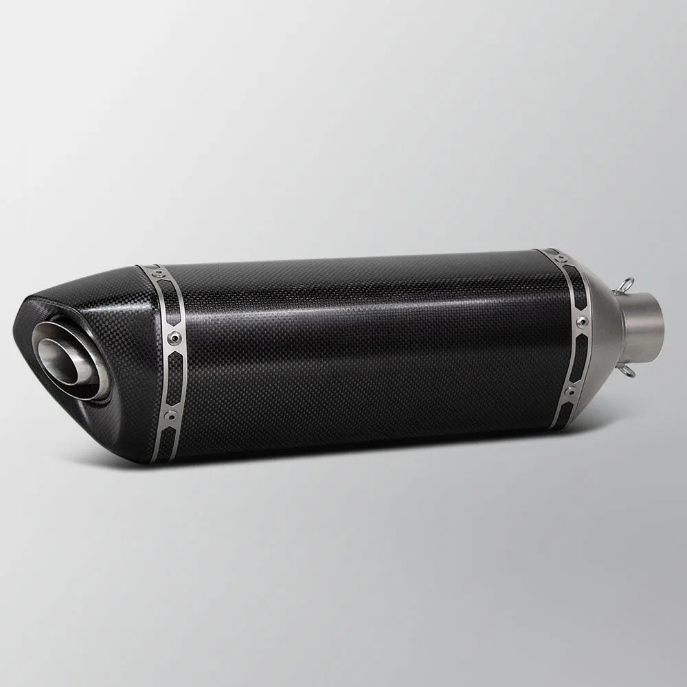 

Универсальный модифицированный полностью карбоновый глушитель мотоцикла Escape 470 мм с DB killer для Z500 MT09 R7 ZX6R CBR650R CB500F GSXR750
