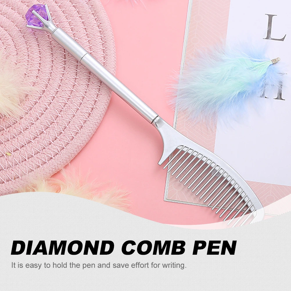

Water-based Sign Pen Multi-function Writing Supply Student Accessory Gel Household Portable Comb-shaped Pens Ball Point
