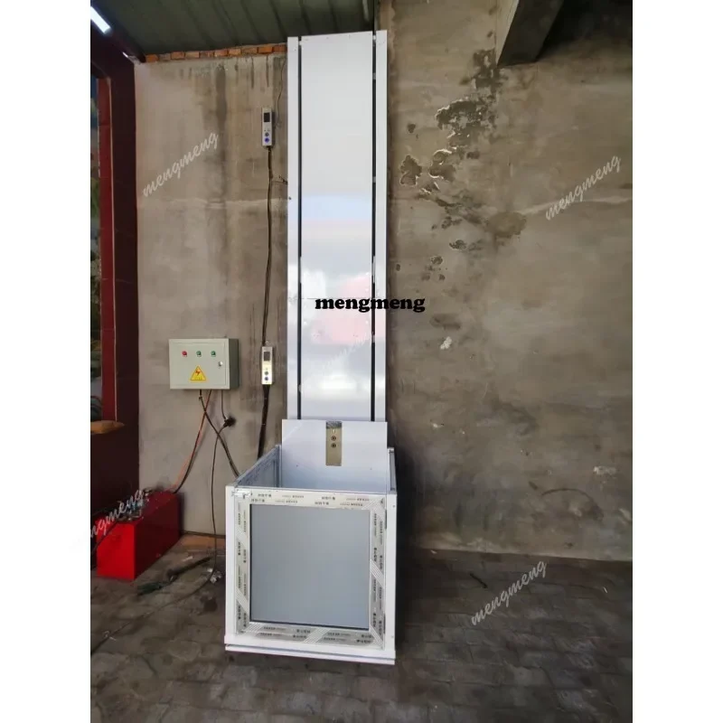 New arrive Custom Products Silent Electric Hydraulic Lifting Platform For Home Villa  Small Warehouse Freight Elevator Stable Du