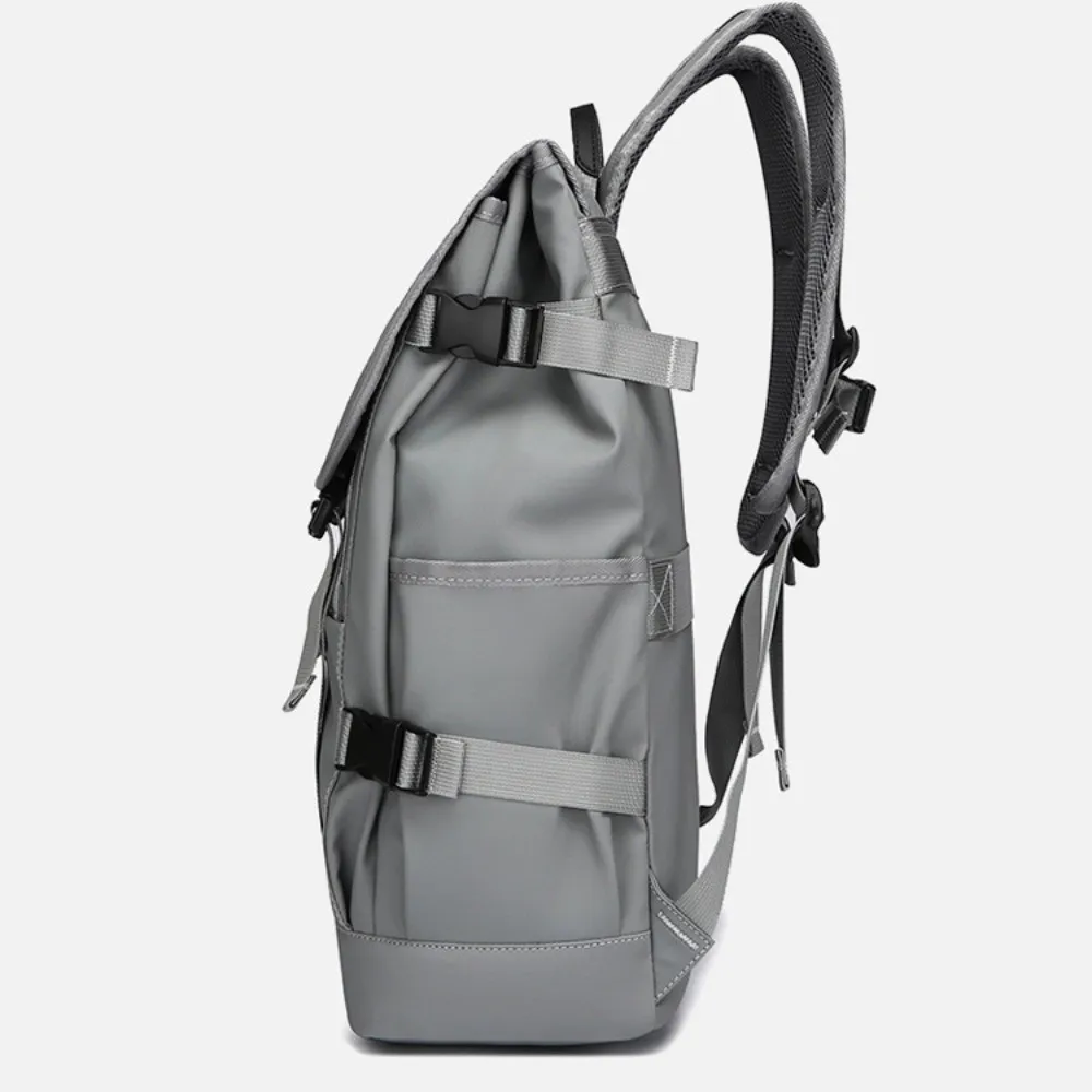 Borsa da uomo alla moda di grande capacità Borse da scuola portatili multistrato da uomo Zaino da viaggio leggero e impermeabile Sport all'aria aperta