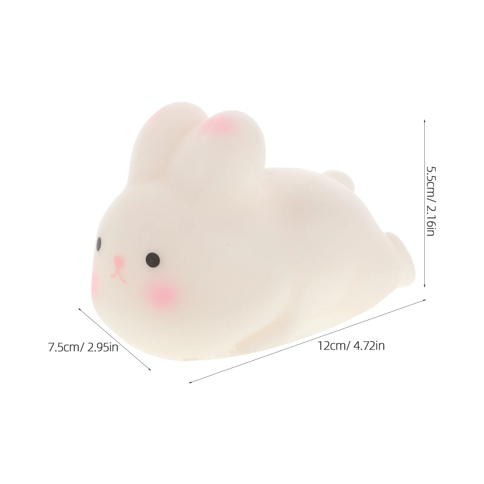 Bunny Squeeze Stress Relief Elastic Decompression Compact Supple Hand Sensory Funny Party Favor Easter Birthday Relax Gift