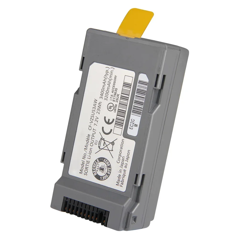 Nouvelle batterie de remplacement CF-VZSU53W CF-VZSU53AW pour Panasonic Toughbook CF H1 H2 U1 Haute Qualité 24.com 3400mAh