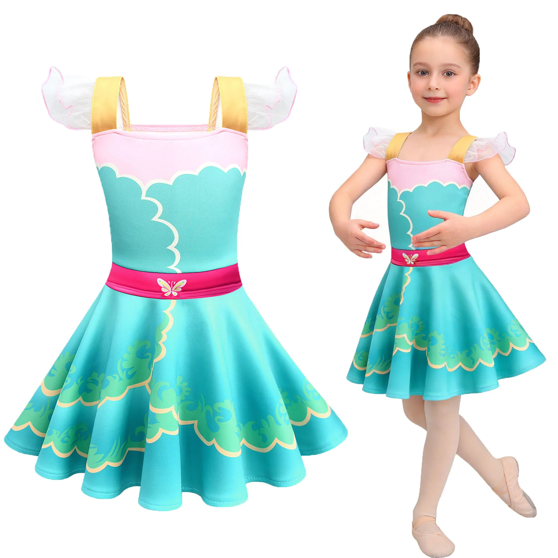 

New Kids dress Girl's Fate The Winx Saga cosplay costume digital print girl's dress