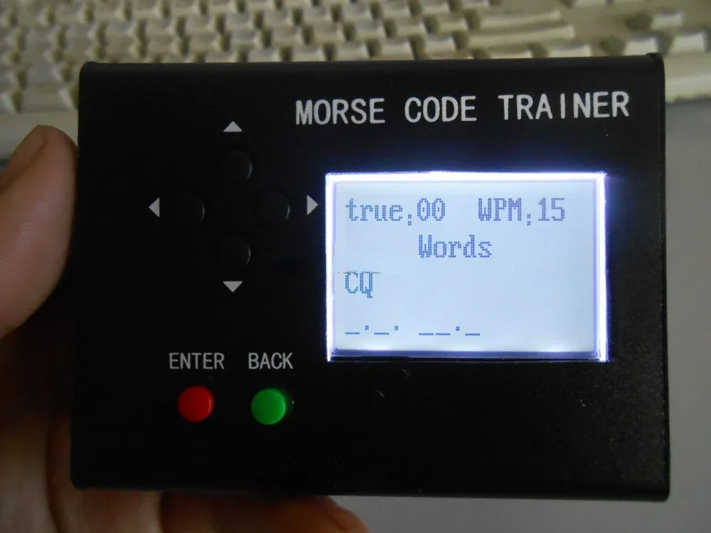 MORSE CODE TRAINER Moore Simo Wales Code Trainer Коротковолновое радио Телеграфный ключ Автоматическое обучение ключей CW Radio