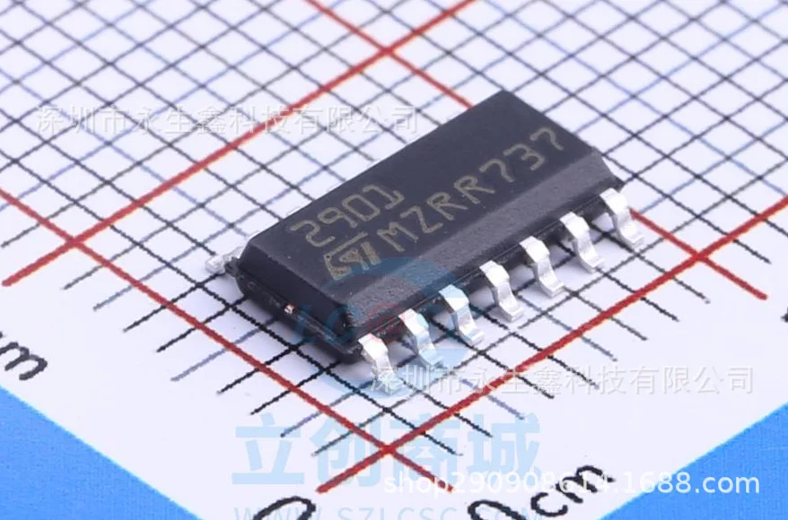 

LM2901 ST LM2901DT SOP-14 10PCS