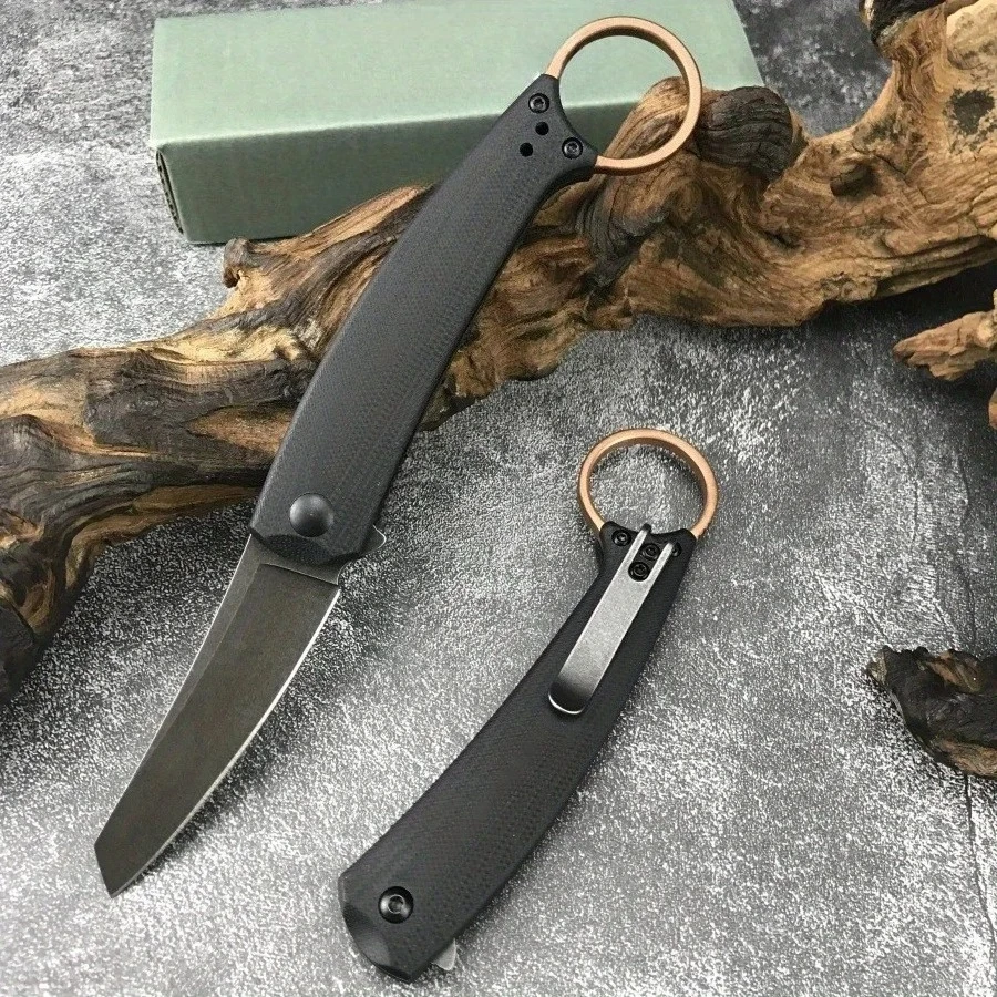 

7150 Портативный складной нож 8CR13Mov Лезвие G10 Ручка Многофункциональный уличный походный нож Портативный рыболовный нож для резки фруктов