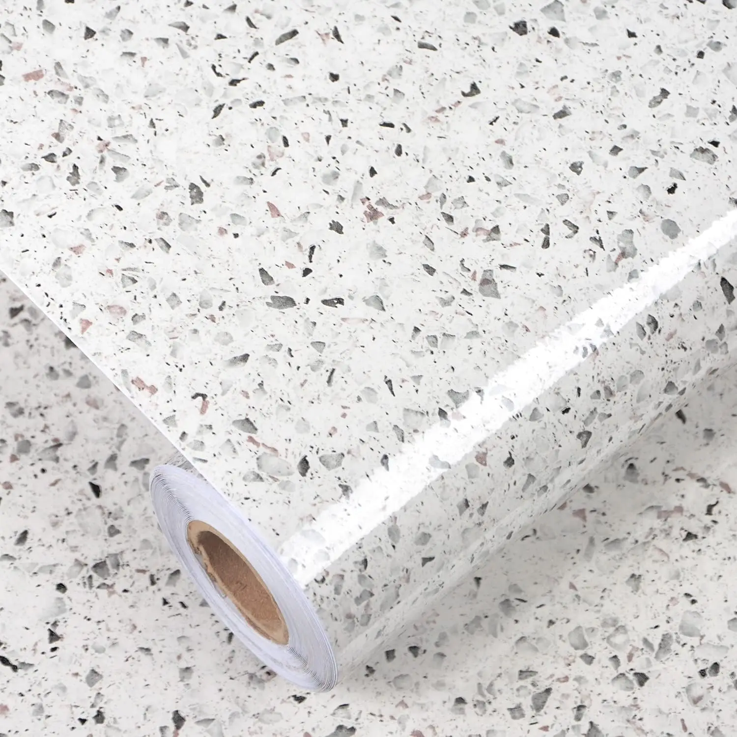 

PVC Terrazzo Waterproof Self Adhesive Wallpaper for Bedroom Wall Living Room Decor Vinyl Furniture Refurbishment Contact Paper