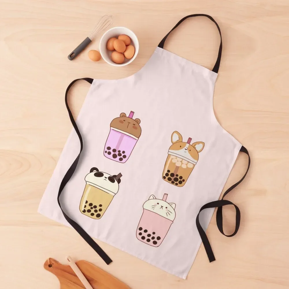 

boba animals pack Apron Home Utensils Women's Dresses Apron