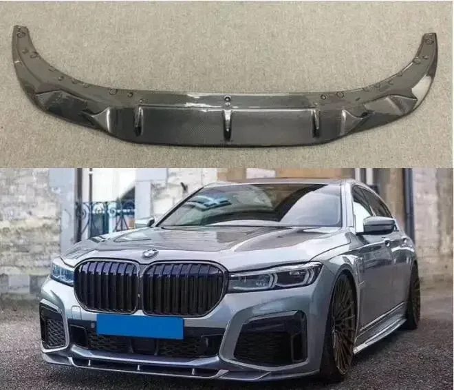 

New！ Real Carbon Fiber Front Bumper Splitters Lip Spoiler For BMW G11 G12 7 Series 730 740 750M 760 2019 2020 2021 2022