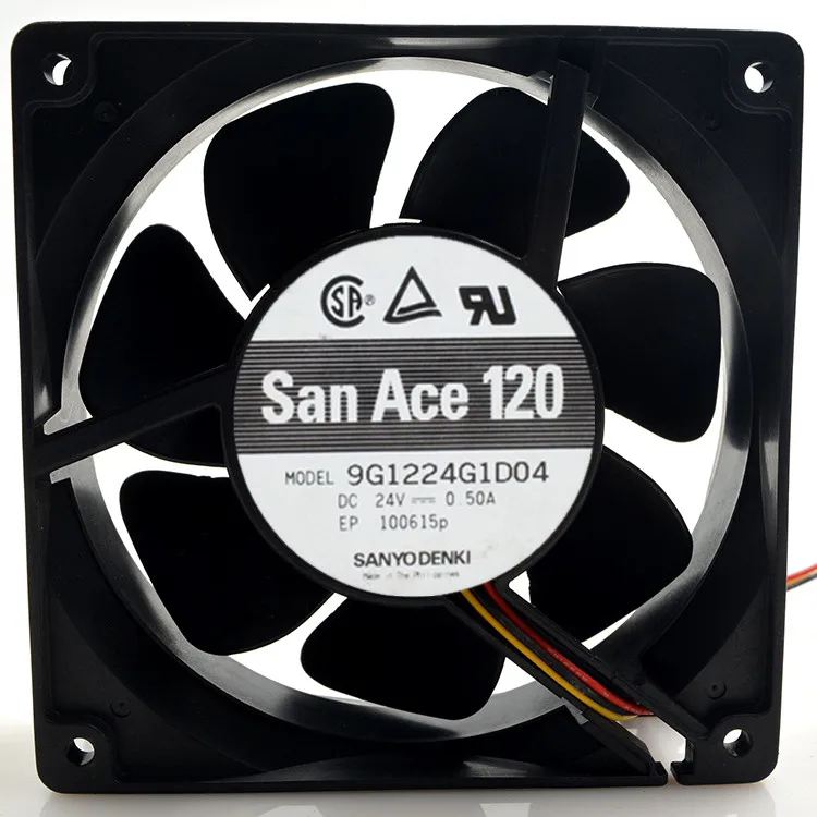 

1 шт. * НОВЫЙ ОРИГИНАЛ 9G1224G101 24 В 0,50 А 12038 120*120*38 мм ОХЛАЖДАЮЩИЙ ВЕНТИЛЯТОР РАДИАТОР