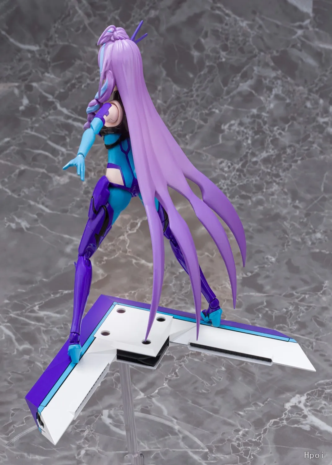【Original】Aoshima V.F.G. MC-17 Macross Delta VF-31J Mikumo Guynemer Mecha-modelo de figuras de acción ensambladas Mecha