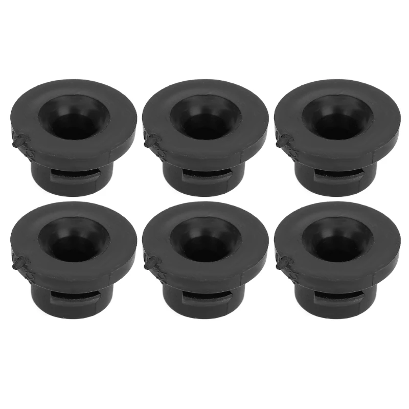 Air Filter Holder Grommets Insert Mounting For 206 207 307 308 1007 Black Rubber Improved Sealing Engine Efficiency 2pcs