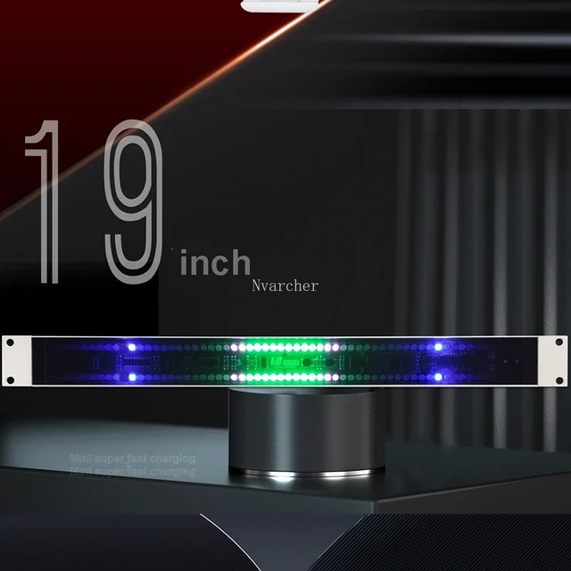 Nvarcher 120 Wskaźnik poziomu LED Sterowanie dźwiękiem stereo Audio USB Spektrum muzyki Elektroniczny miernik VU Rytm Głośność
