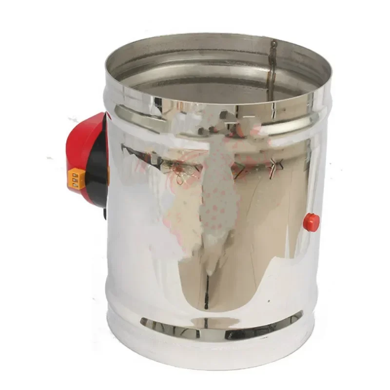 51-400mm 201SS solenoid electric air duct motorized damper for ventilation pipe check valve 220v 12v 24v