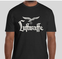 LUFTWAFFE WW2 WWII German Eagle Military T-Shirt Short Sleeve Casual 100% Cotton T Shirt