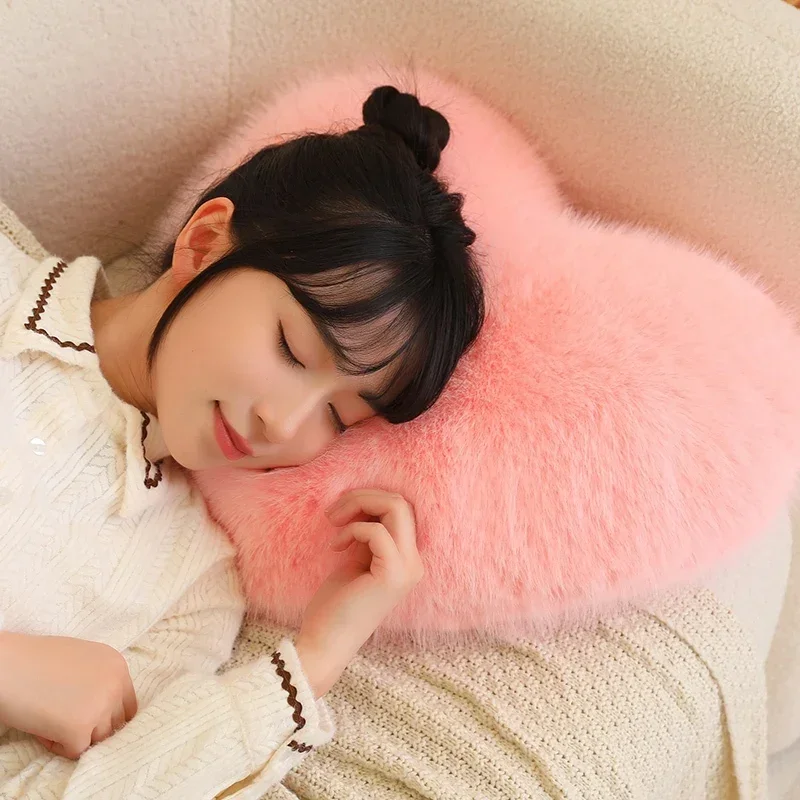 Lang pluche hart gevuld kussen zacht cartoon liefde speelgoed poppen woondecoratie comfortabel kerstcadeau verjaardagscadeau voor geliefde