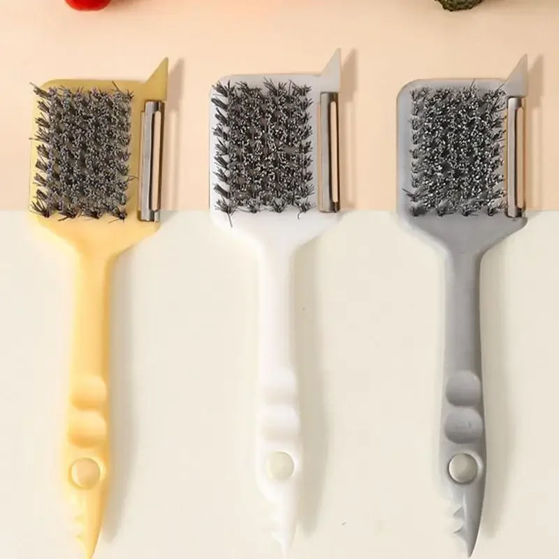 Vegetable Brush Scrubber For Food Fruit Peeler With Brush Multifunctional Scrubber Brush Kitchen Cleaning  Carrot Peeler