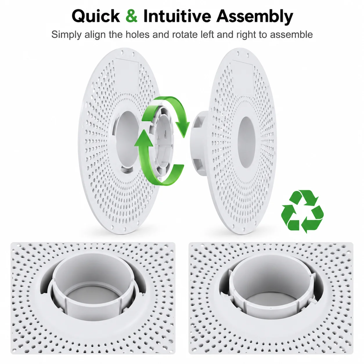 LANDU Reusable Spool Easy to Use for Bambu Lab 3D Printer Filament Refill Quick Swap Spool Holder Eco-Friendly Save Resources 5