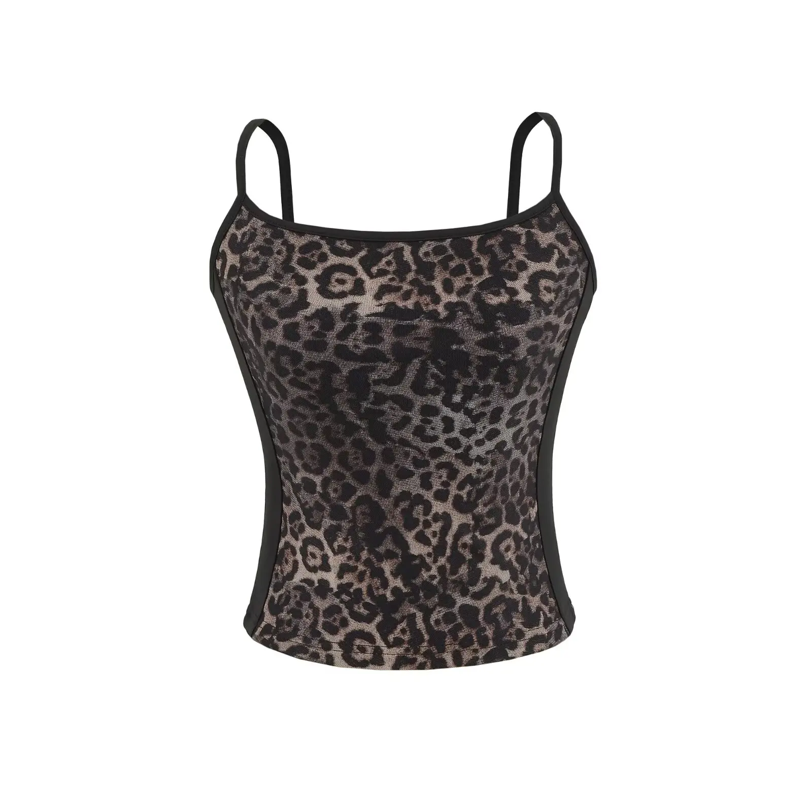 Sexy Street Sle Camouflage Crop Top Women's Belted Tank Top Inner Wear ort Length Outerwear Summer Faion Bal Slimming