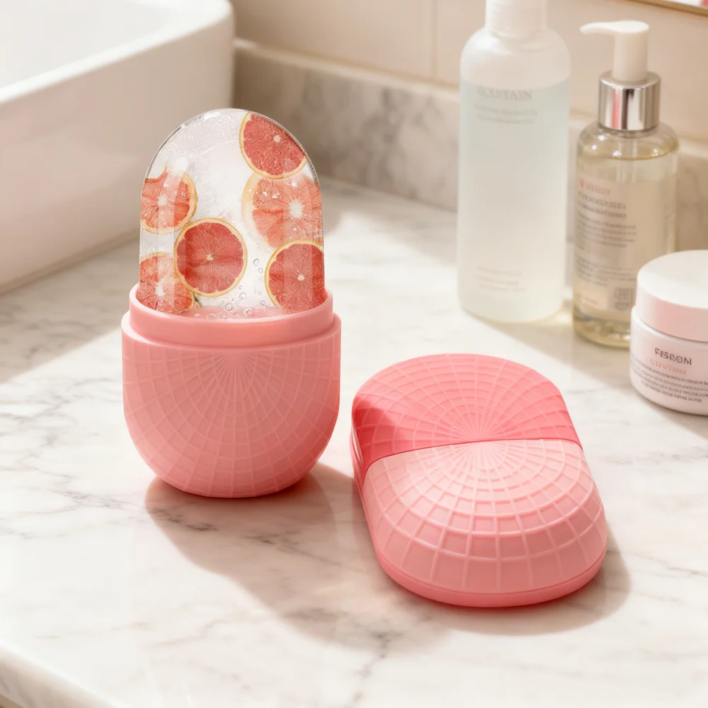 سيليكون آيس كيوب صواني الجمال رفع كرة الثلج الوجه مدلك الكنتوري العين الأسطوانة علاج الوجه تقليل حب الشباب أداة العناية بالبشرة #3