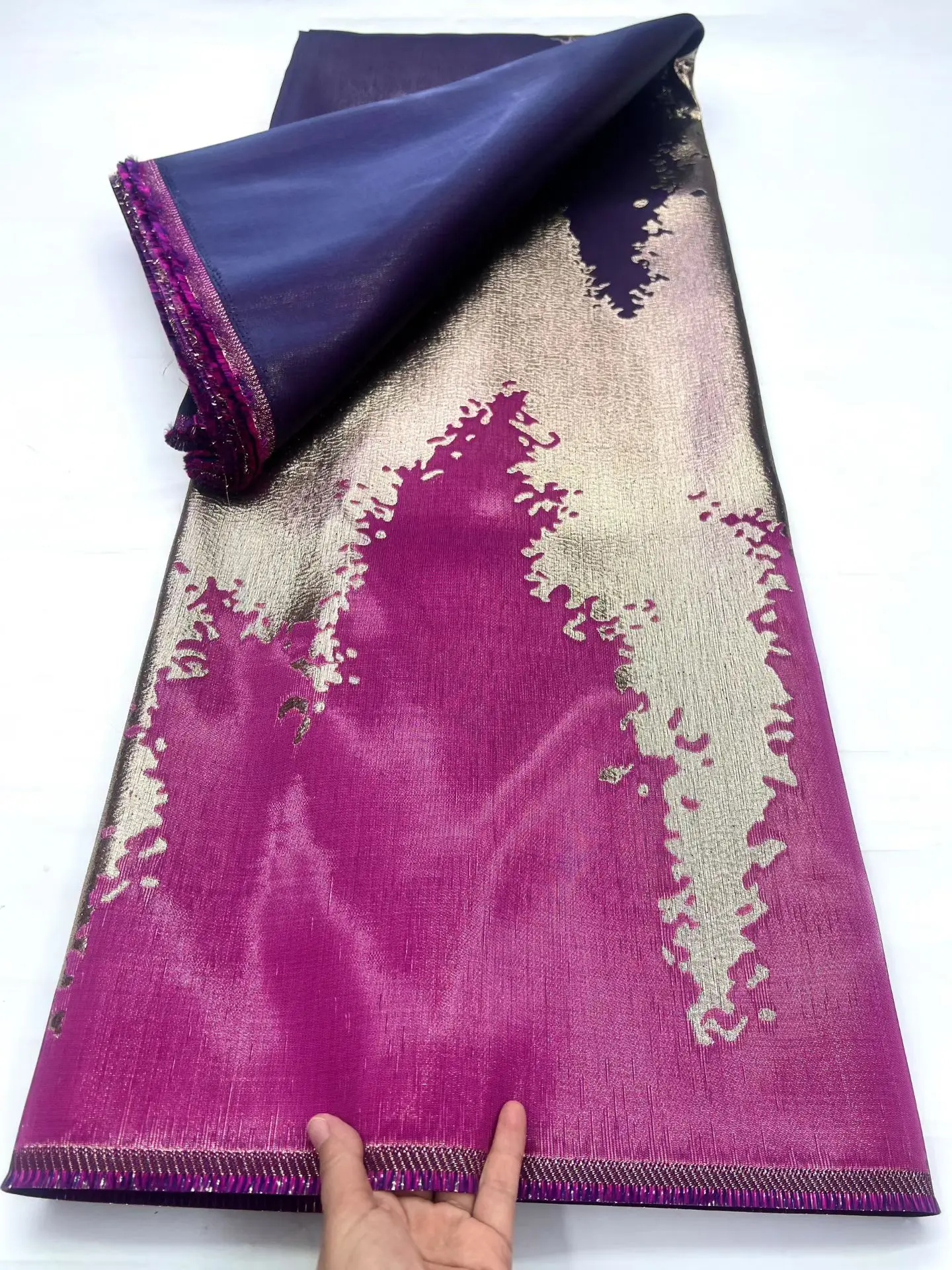 

African Damask Lace Fabric 2026 Nigerian Brocade Fabric DIY design Jacquard Damask Sewing For African Weddding Garment Dress Sew