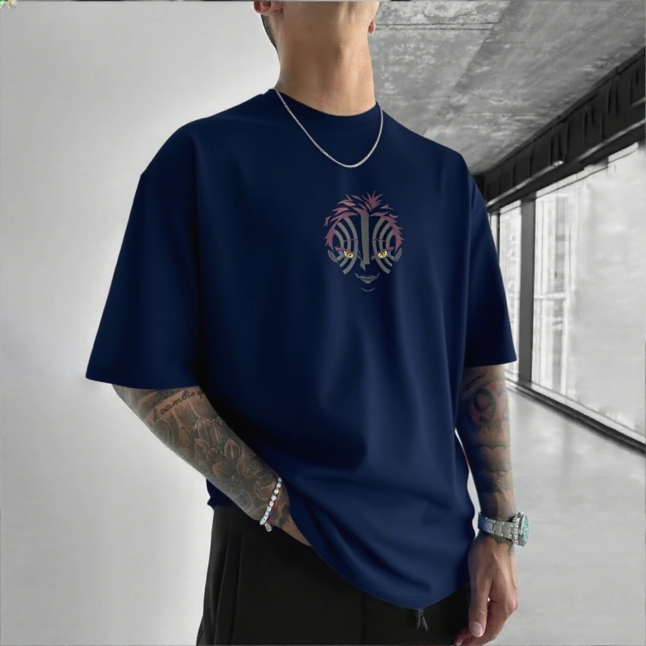 เสื้อยืดอนิเมะดาบพิฆาตอสูร อาคาซ่า ไซส์ใหญ่ ผ้าฝ้าย แขนสั้น สำหรับผู้ชายและผู้หญิง เสื้อท็อปส์ลำลอง สไตล์สตรีทแวร์ ลายกราฟิก เสื้อยืด Y2k สำหรับฤดูร้อน