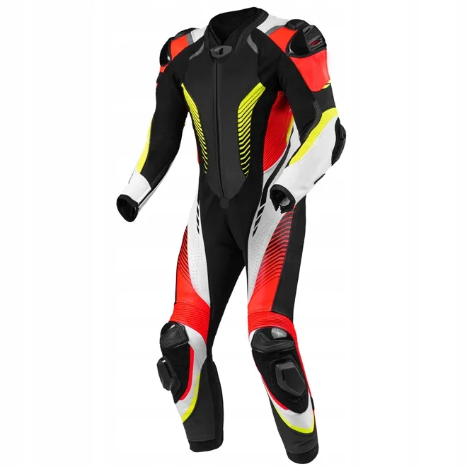 Quality Leather Motorbike Motocross Racing Protective Suit for Men with Having All Protection Armors