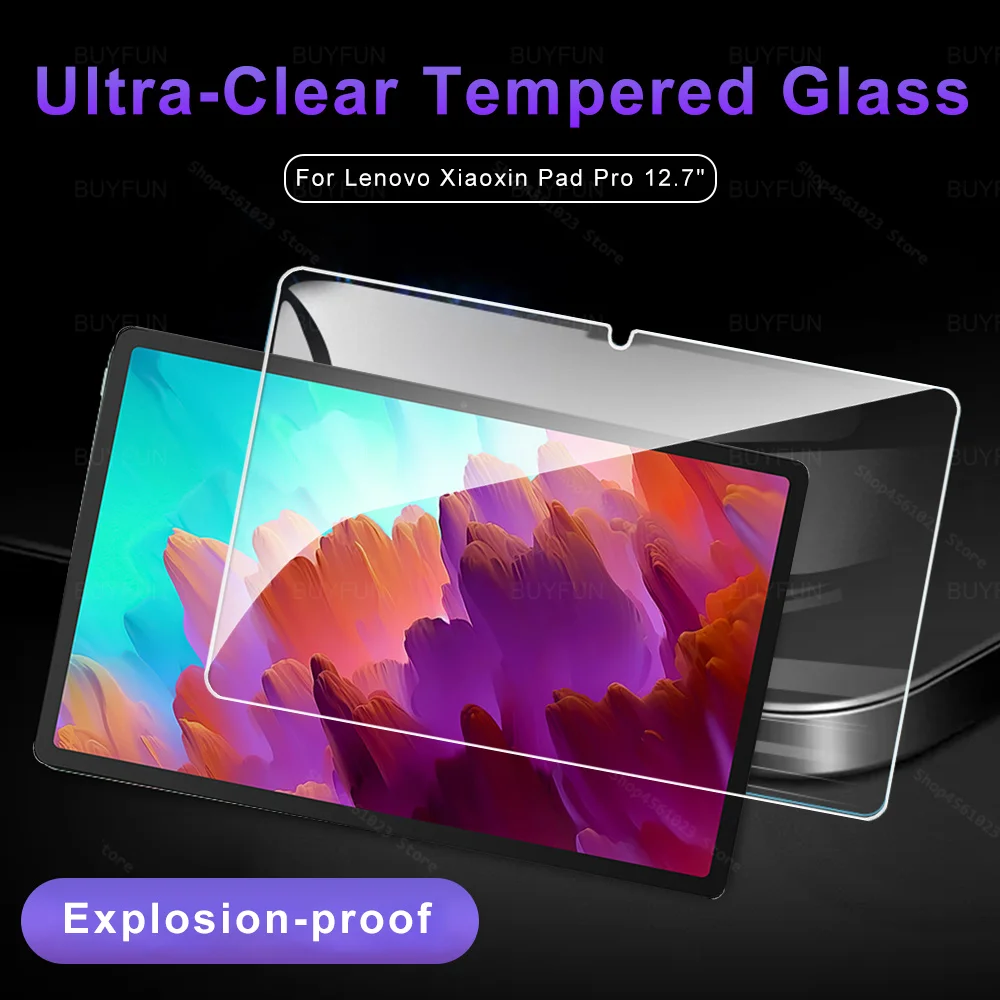 Tempered Glass For Lenovo Xiaoxin Pad Pro 12.7 inch Tablet Protective Glass XiaoxinPad Xiao Xin PadPro 12.7'' Screen Protector