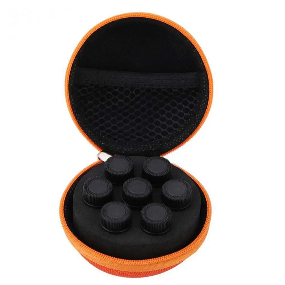 Portable Essential Oil Case 7 Bottles Perfume Oil Bag Essential Oil Box Travel Organizer Carrying Holder Storage Bag