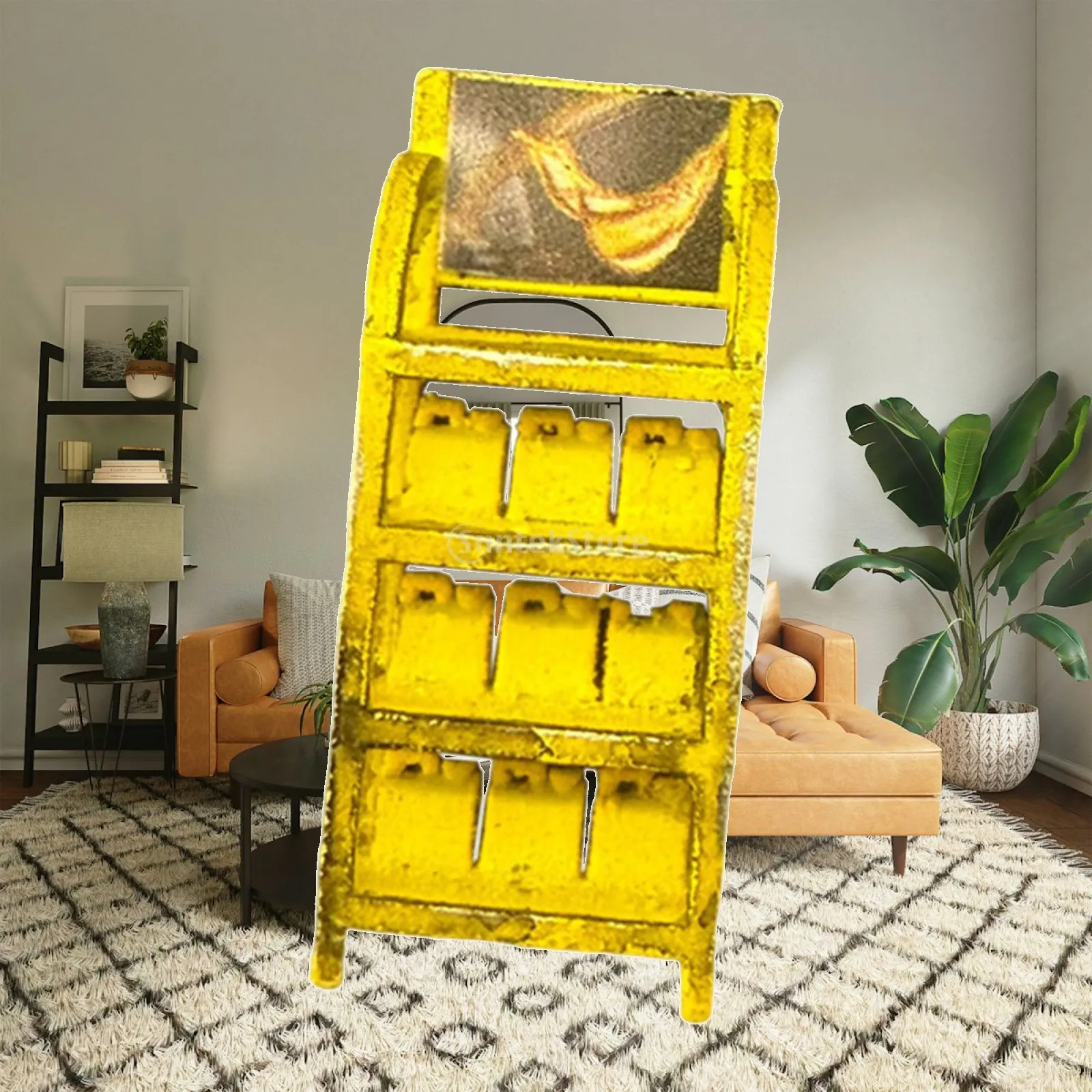 

Realistic 1/64 Auto Oil Rack Miniature Shelf Resin Model for Car Shop Scene Decoration and Photography