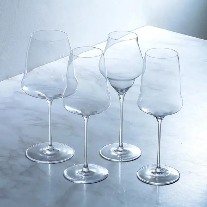 Transparent Thin Cloud Red Wine Glasses Goblets Light Luxury Crystal Burgundy Wine Champagne Glasses Thin Stems