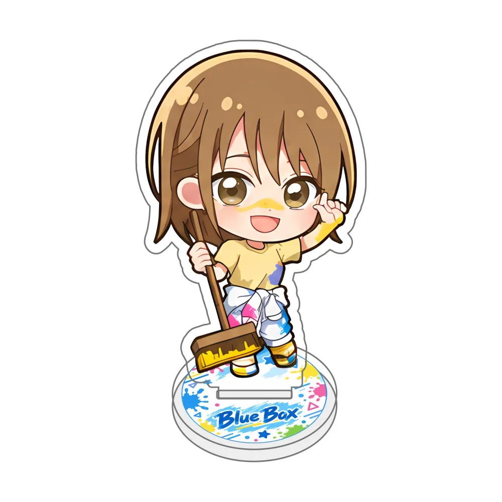 Blue Box Anime Taiki Inomata Q-Style Teenage Paint Palette Ver New Acrylic Stand Model Plate Keychains Desktop Ornament