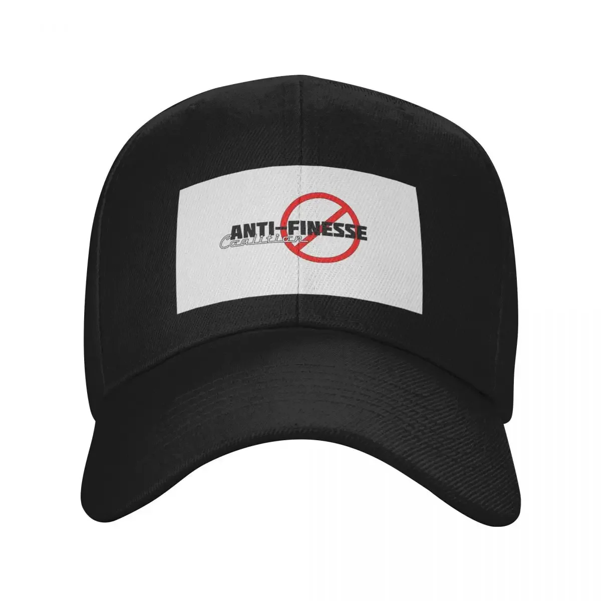 Anti-Finesse Coalition Baseball Cap Big Size Hat Anime summer hat Baseball For Men Women's